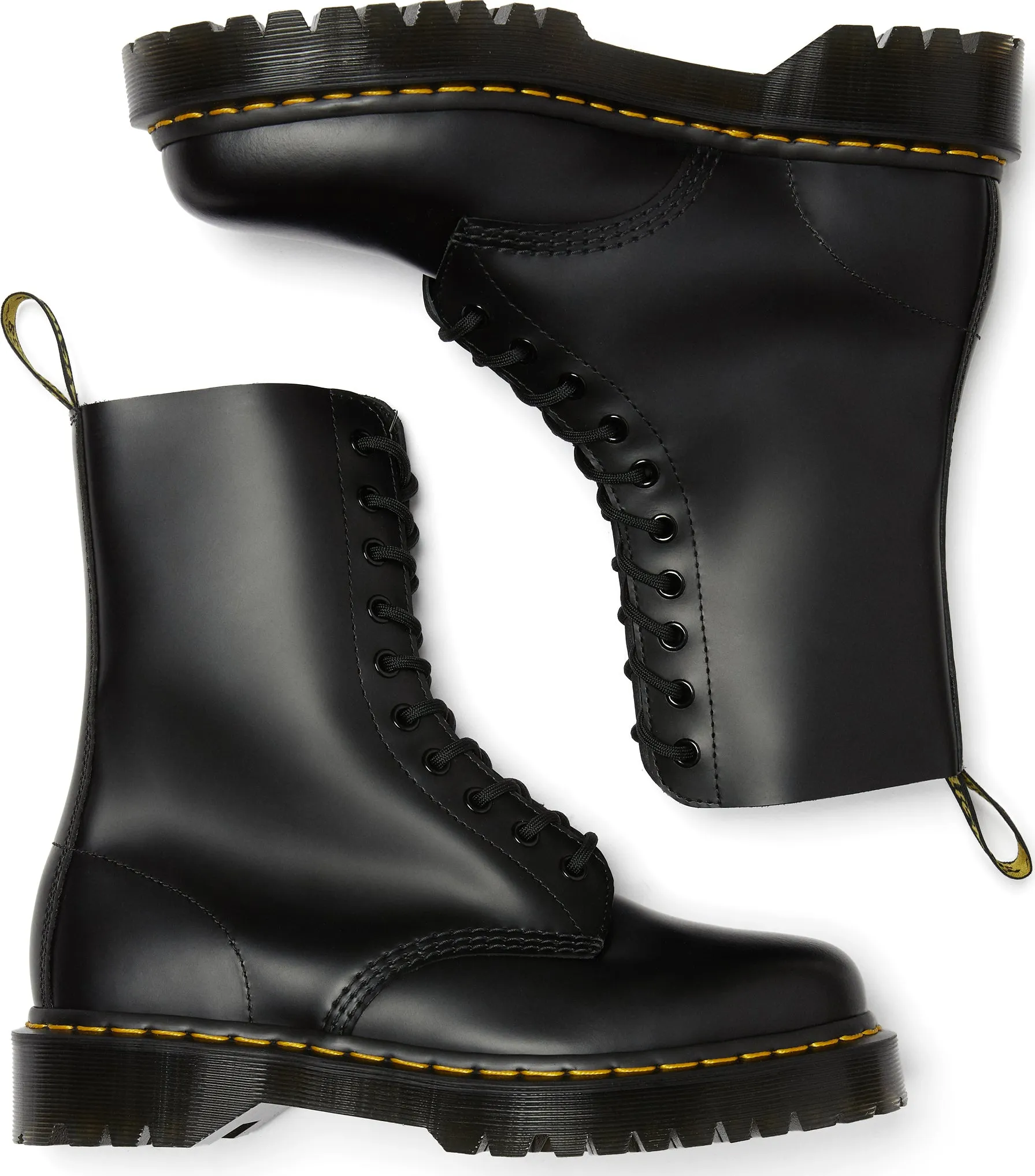 1490 Bex Smooth Leather Mid Calf Boots - Unisex|-|Bottes mi-mollet en cuir lisse 1490 Bex - Unisexe