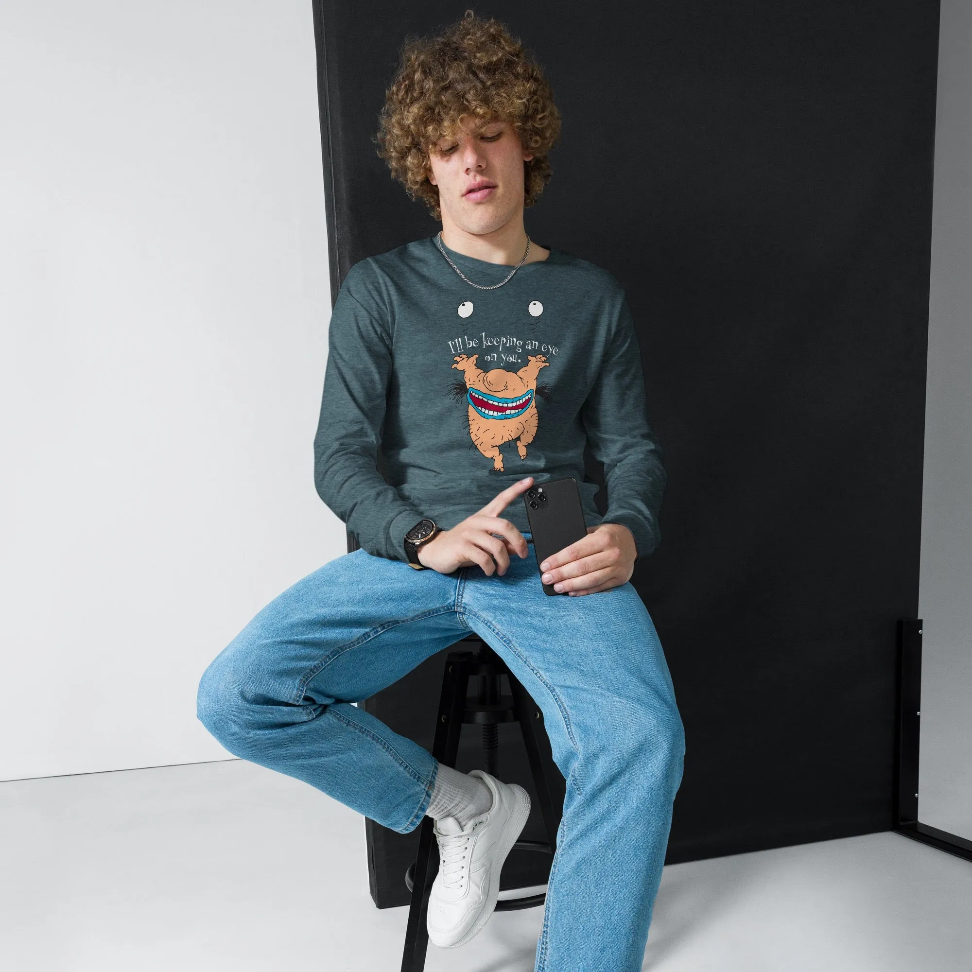 Aaahh!!! Real Monsters Krumm Eye on You Unisex Long Sleeve T-Shirt