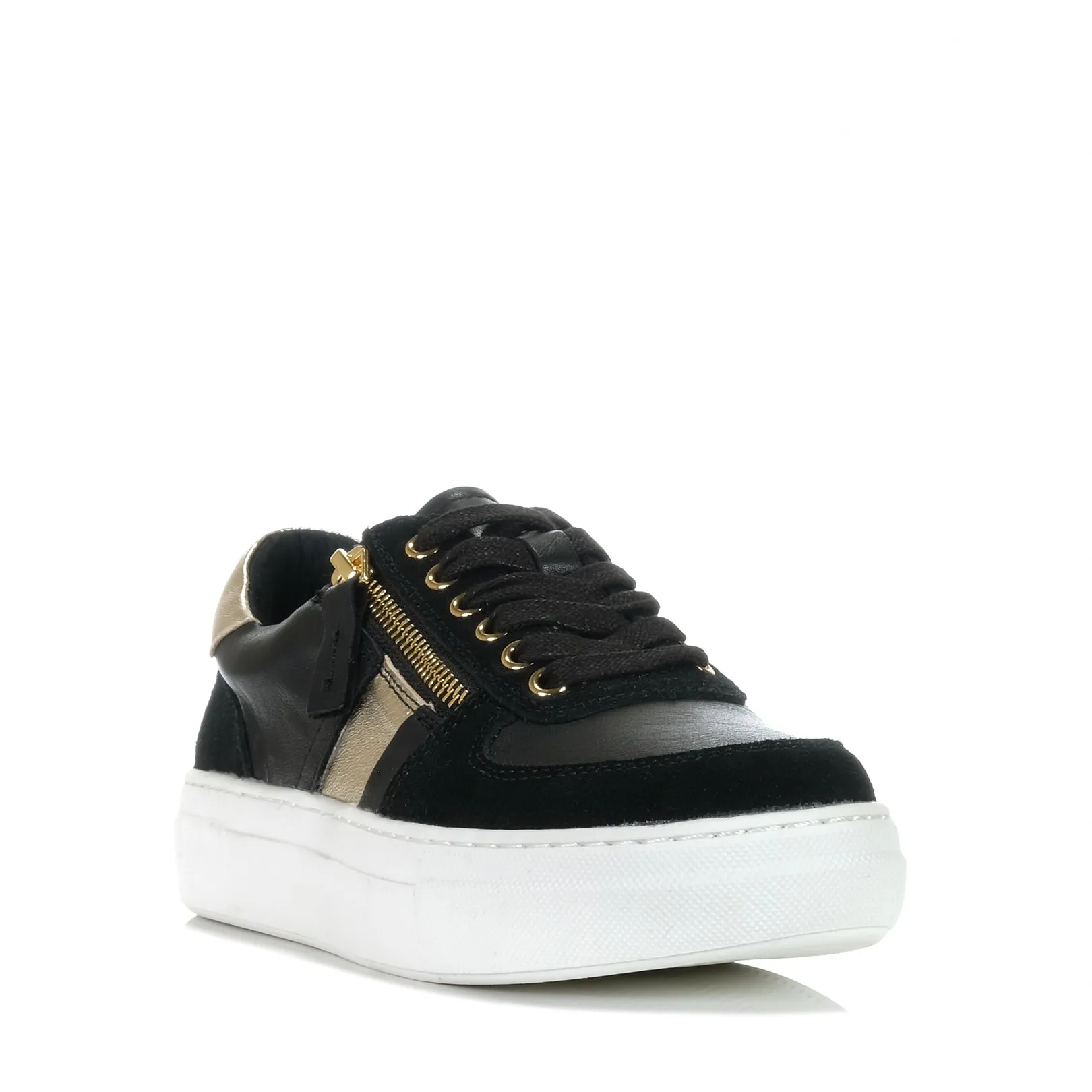 Alfie & Evie Miller Black/Rose Gold