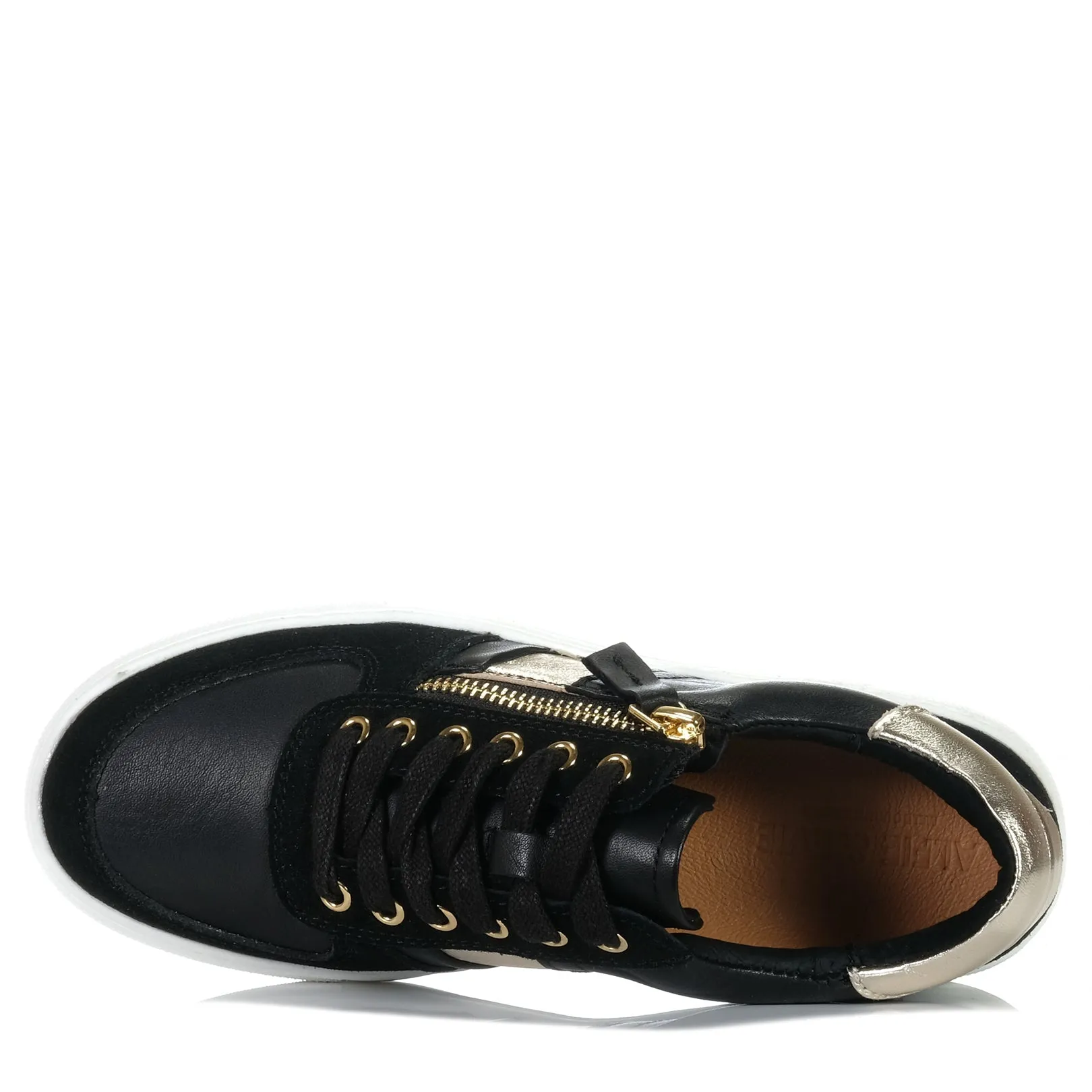 Alfie & Evie Miller Black/Rose Gold