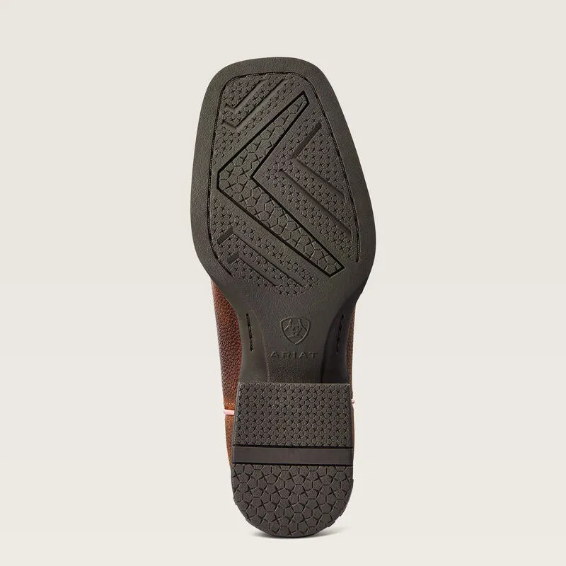 Ariat Kid’s Firecatcher Rowdy Brown Square Toe