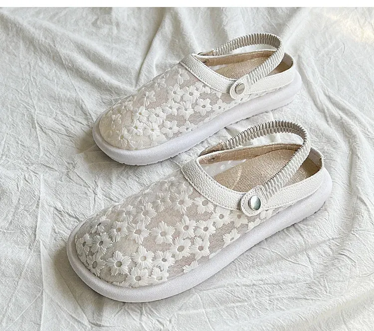 binfenxie Women's Round Toe Flat Shoes Dress Comfortable Knitting Ballet Flat Casual Shoes Walking Flat Shoes Office Shoes Moccasins