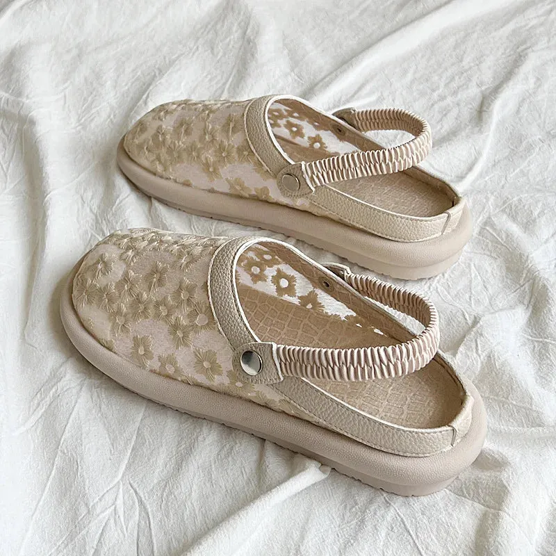 binfenxie Women's Round Toe Flat Shoes Dress Comfortable Knitting Ballet Flat Casual Shoes Walking Flat Shoes Office Shoes Moccasins