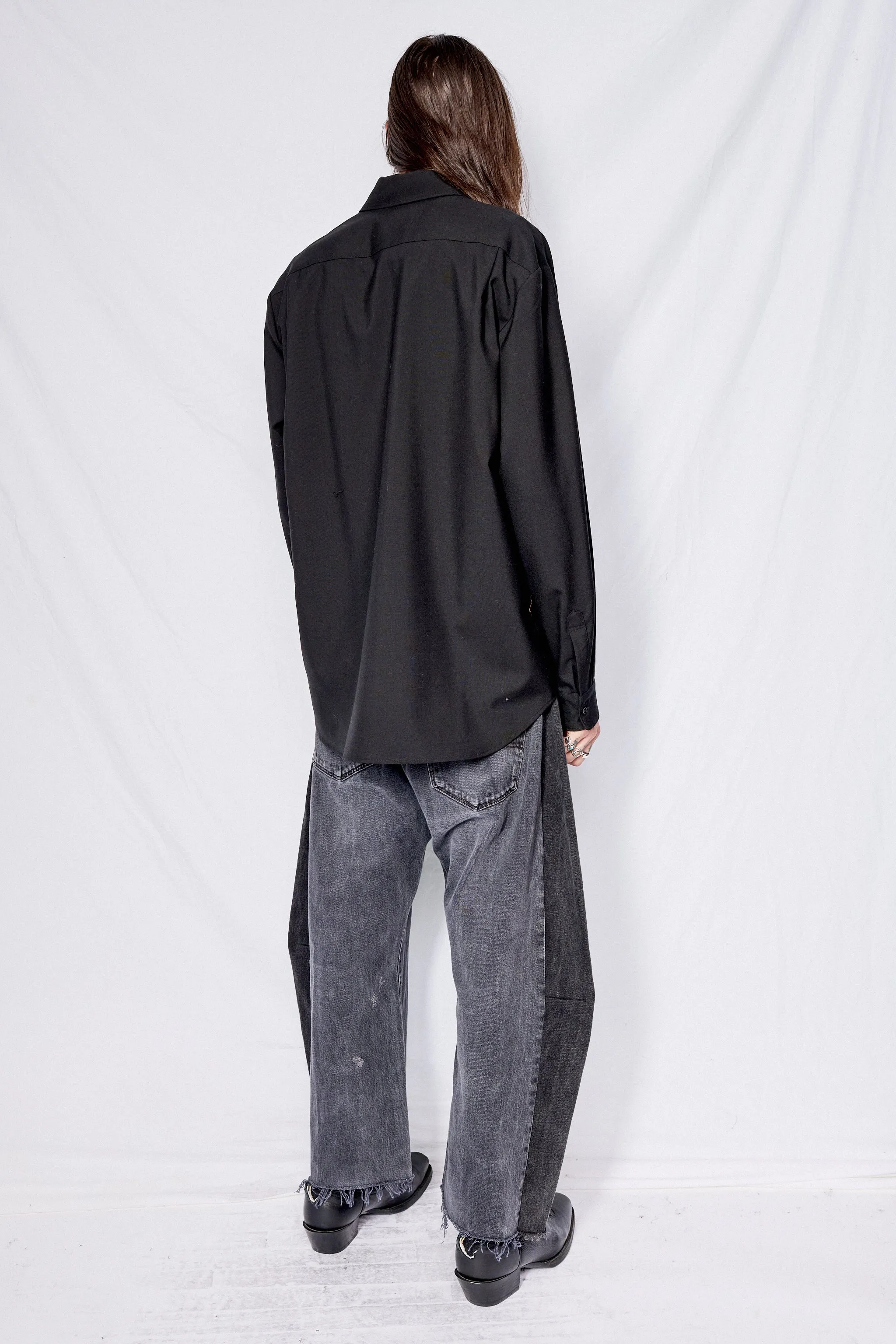 Black Suiting Classic Shirt