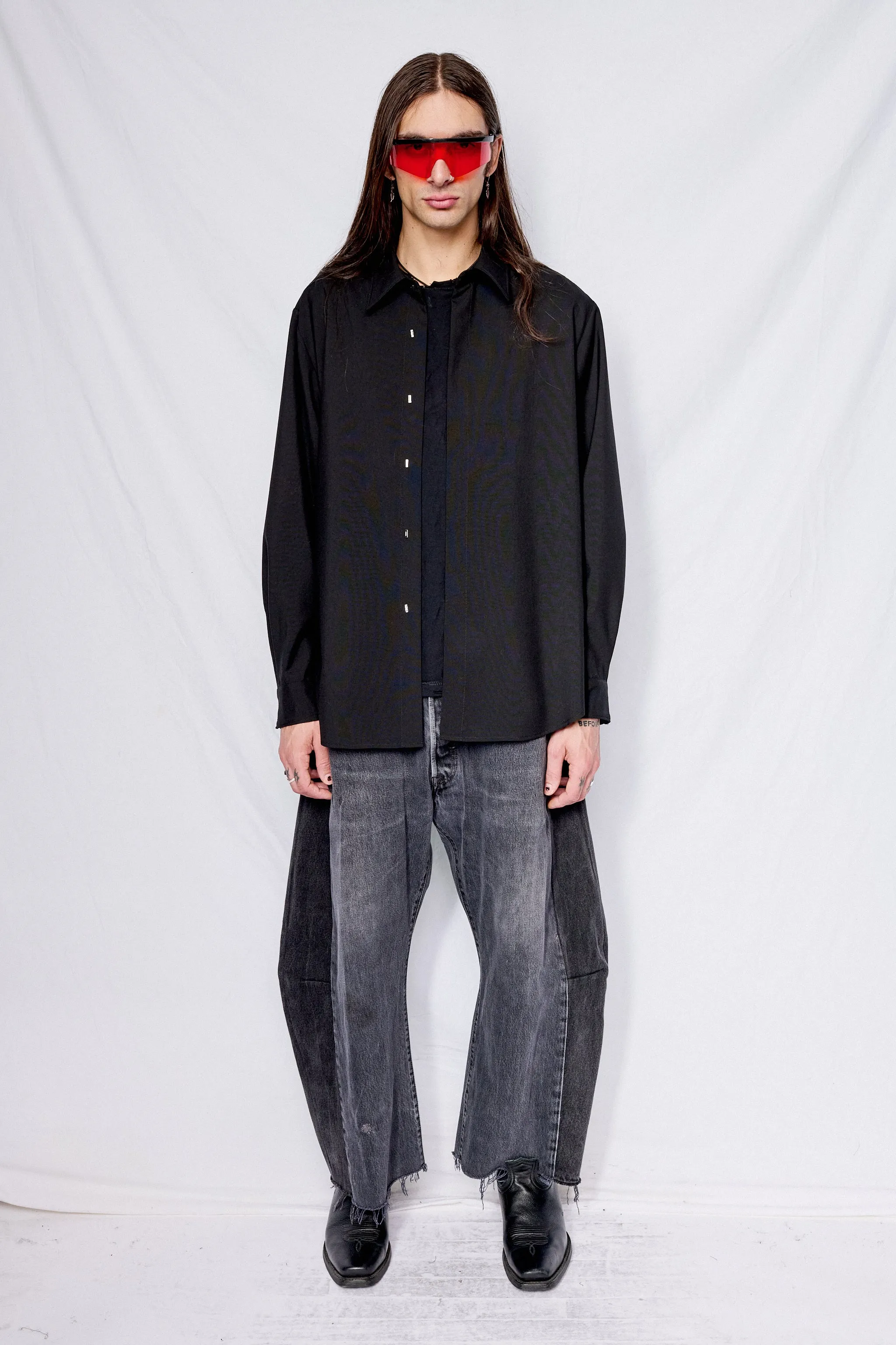 Black Suiting Classic Shirt