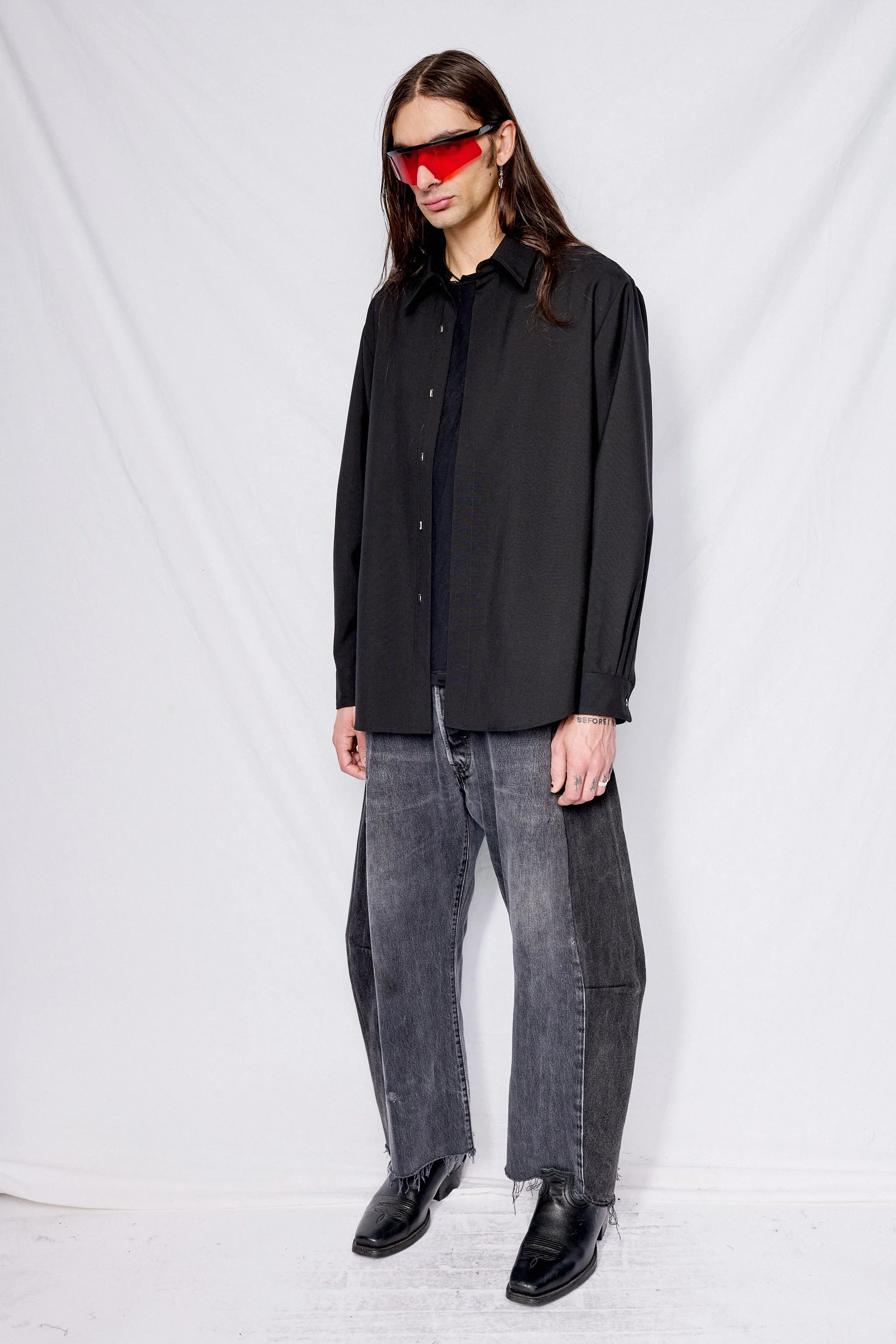 Black Suiting Classic Shirt