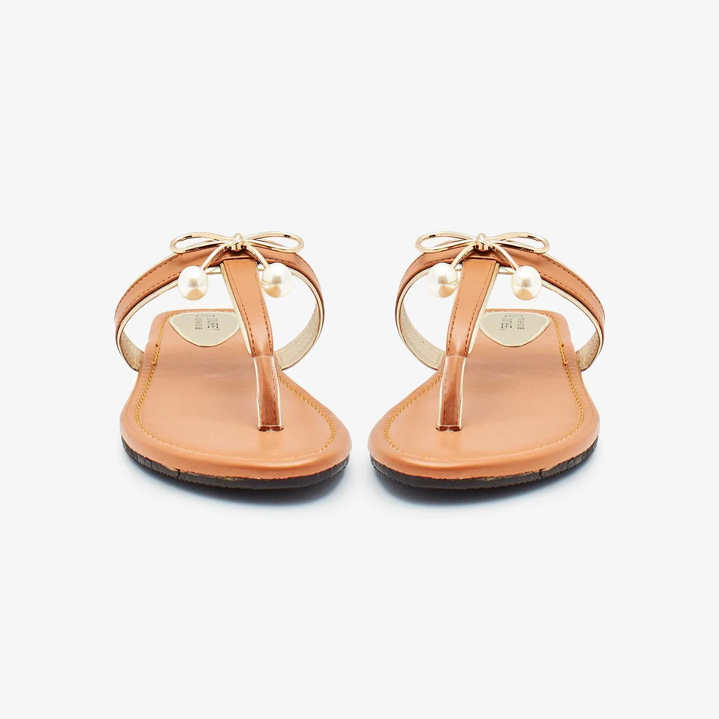 Bow Tie Thong Chappal