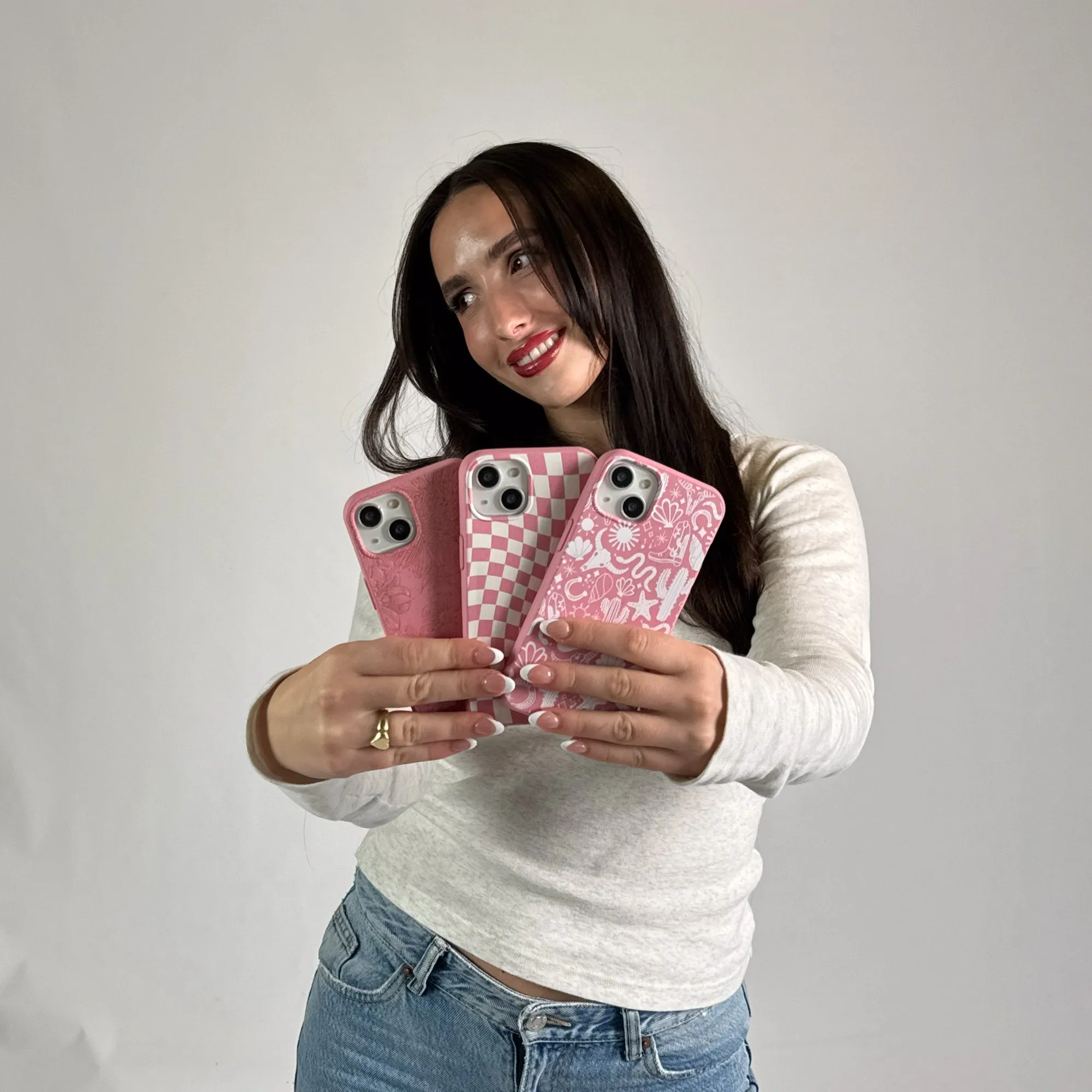 Bubblegum Pink Coastal Rodeo iPhone 15 Plus Case