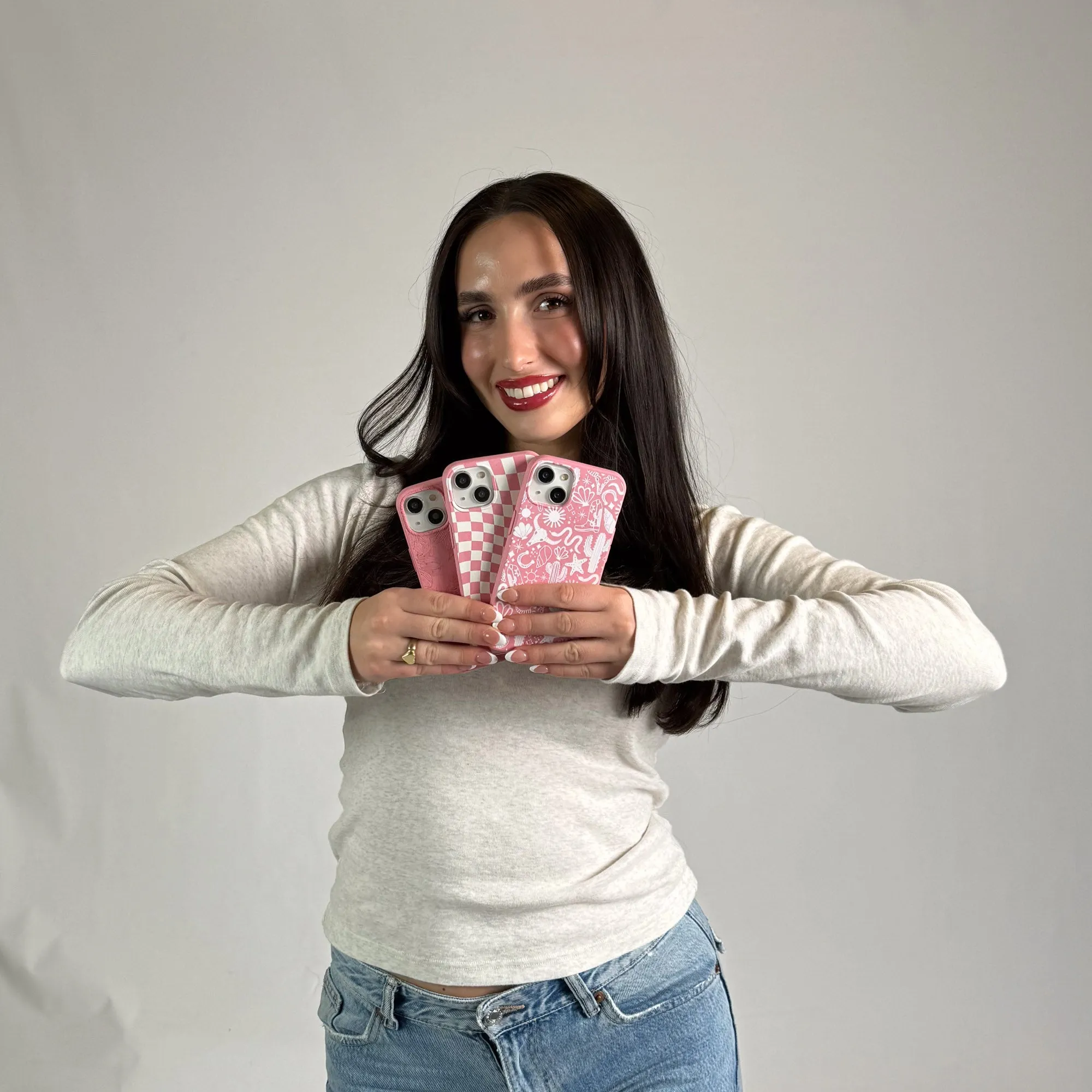 Bubblegum Pink Coastal Rodeo iPhone 15 Plus Case