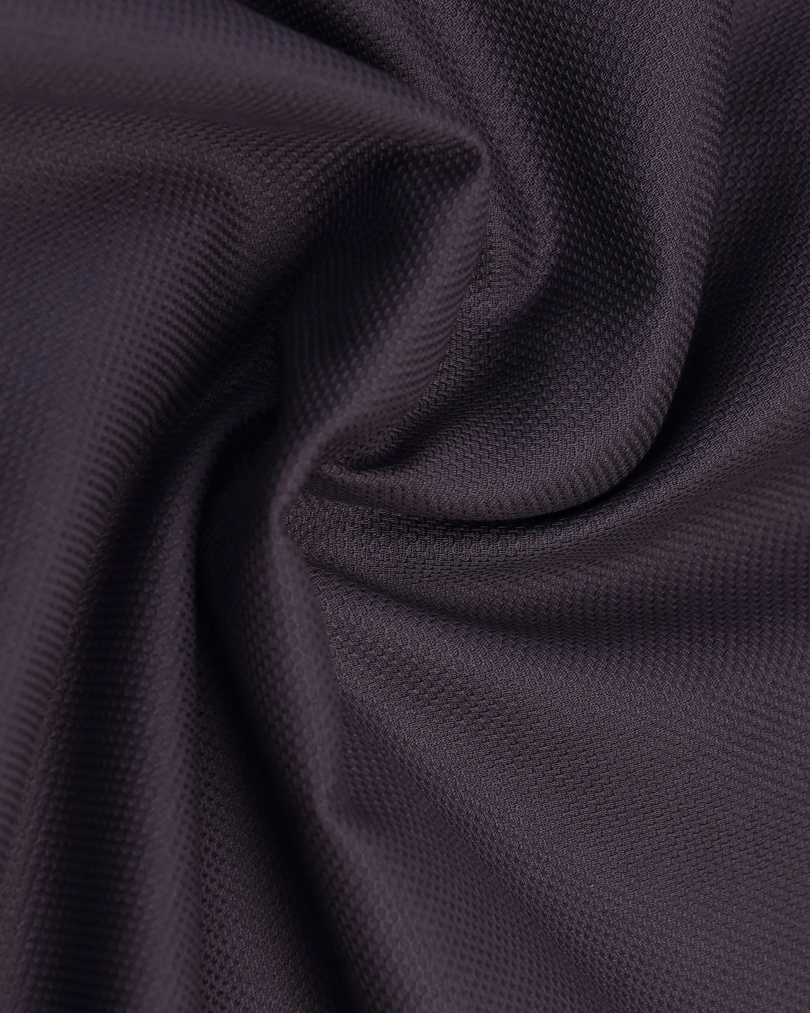 Casual Purple Textured Shirt - Caty