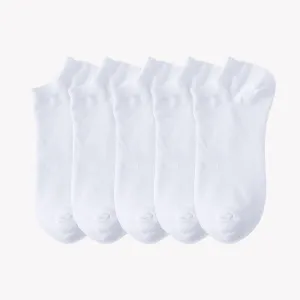 Casual Short Ankle Solid Color Socks