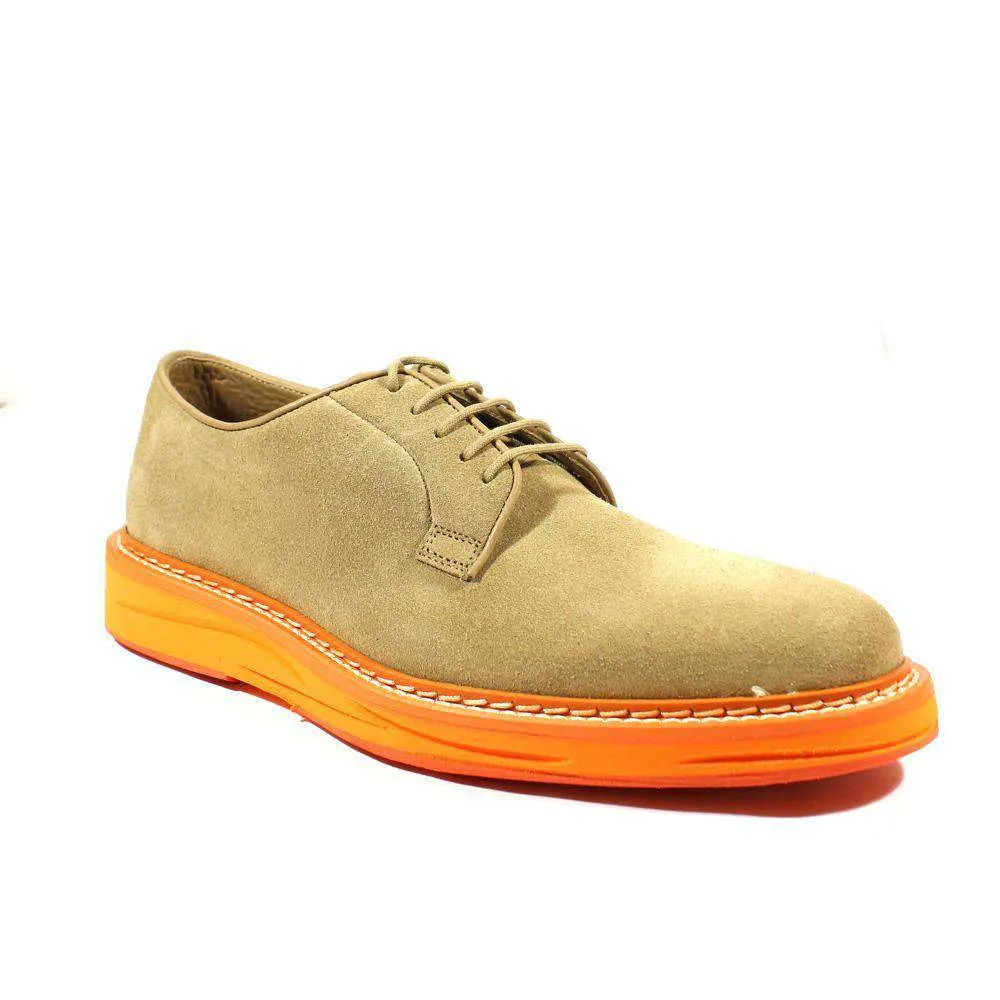 Cesare Paciotti Luxury Italian Men's Designer Shoes Vit Rovesciato Suede Sabbia Oxfords (CPM2402)