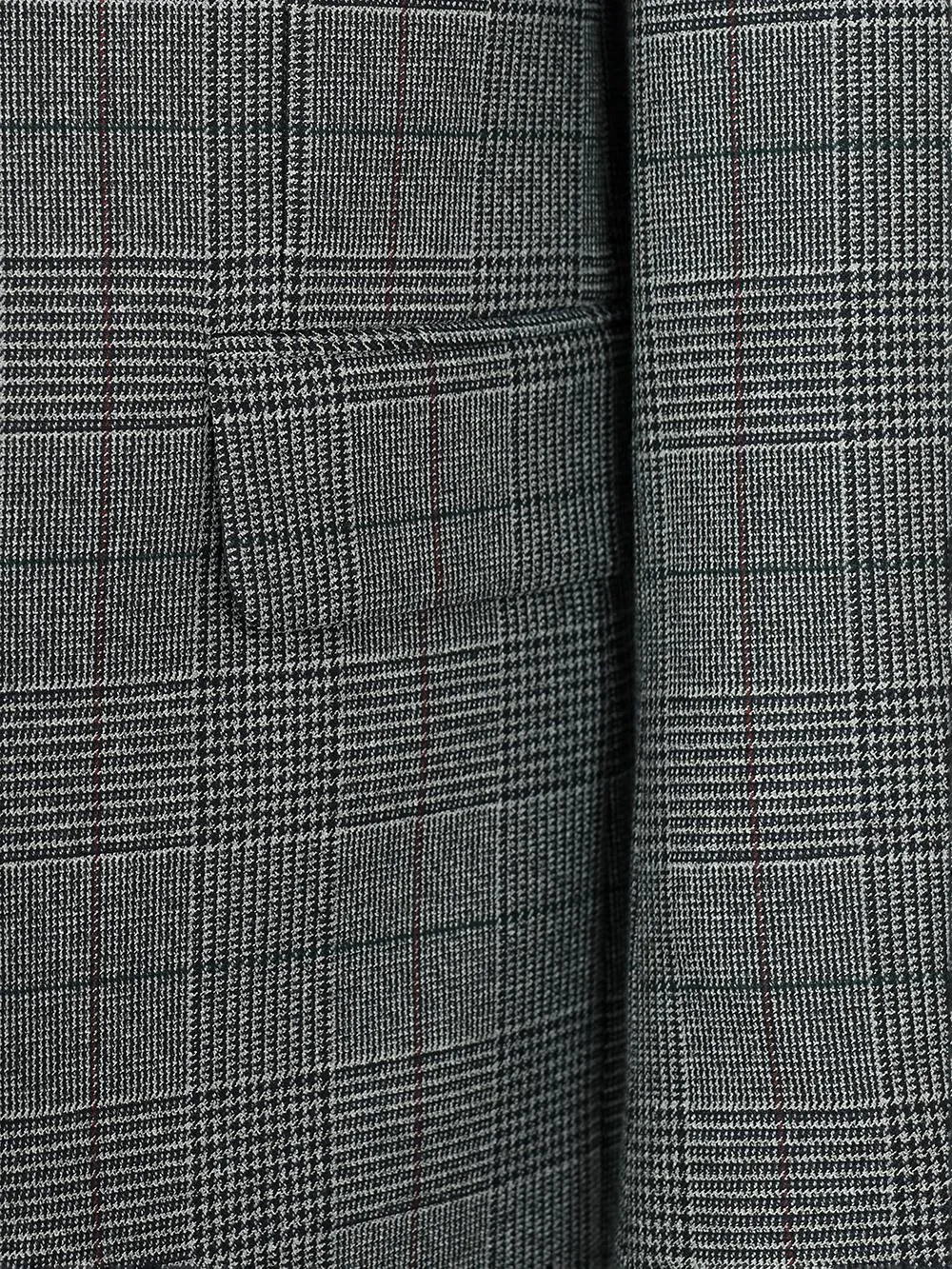 Check Gray Three Piece Bespoke Men Suit Tailored