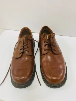 Clarks Cushion Cell Brogues Shoes Brown Size 8.5