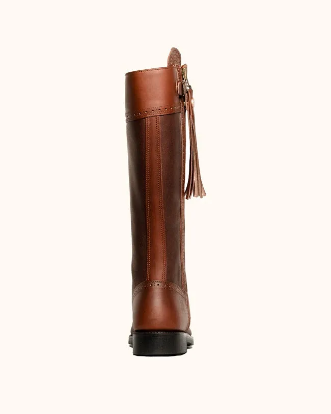 Classic Spanish Riding Boots Flat Sole