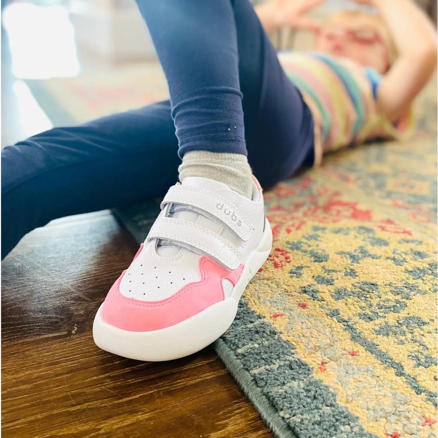 Dubs Glide Kids Vegan Leather Sneakers | Marshmallow