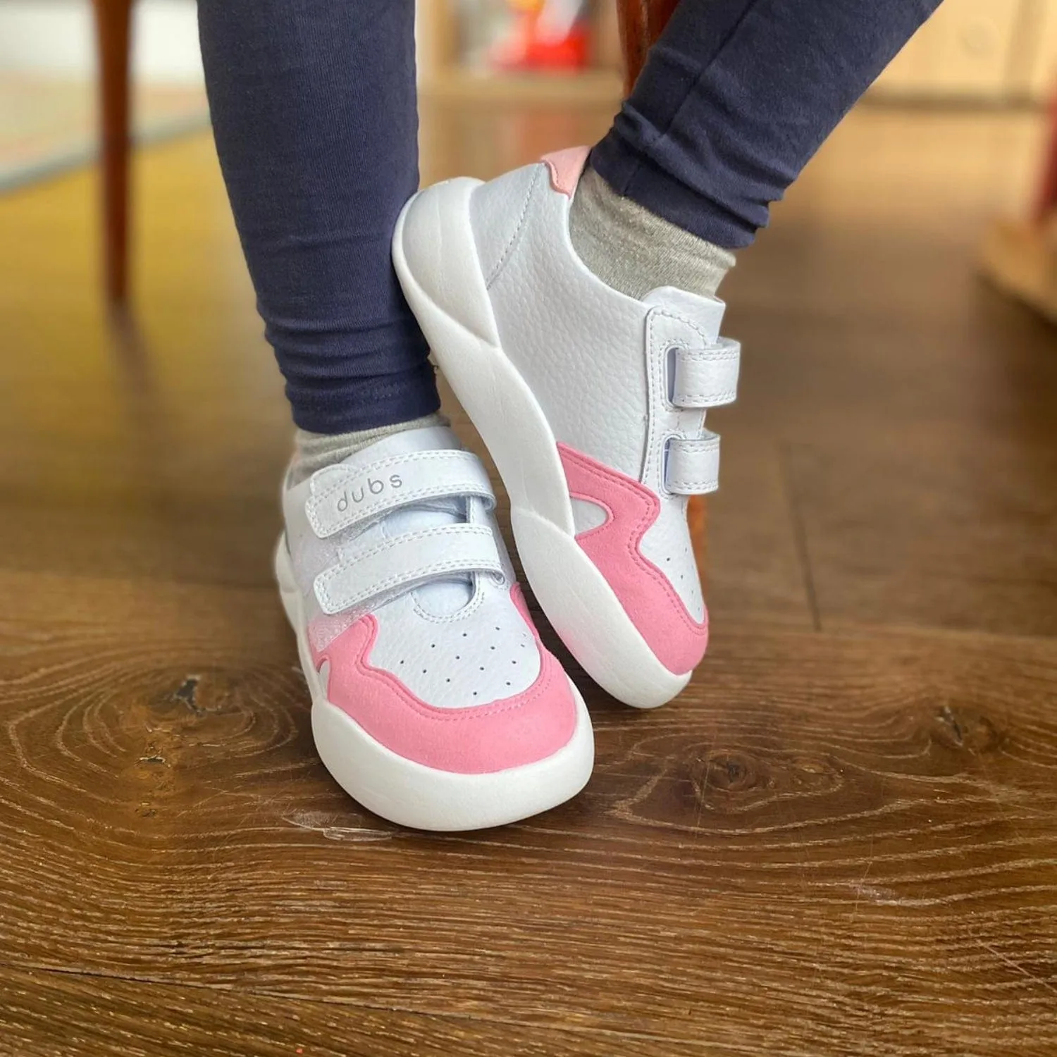 Dubs Glide Kids Vegan Leather Sneakers | Marshmallow