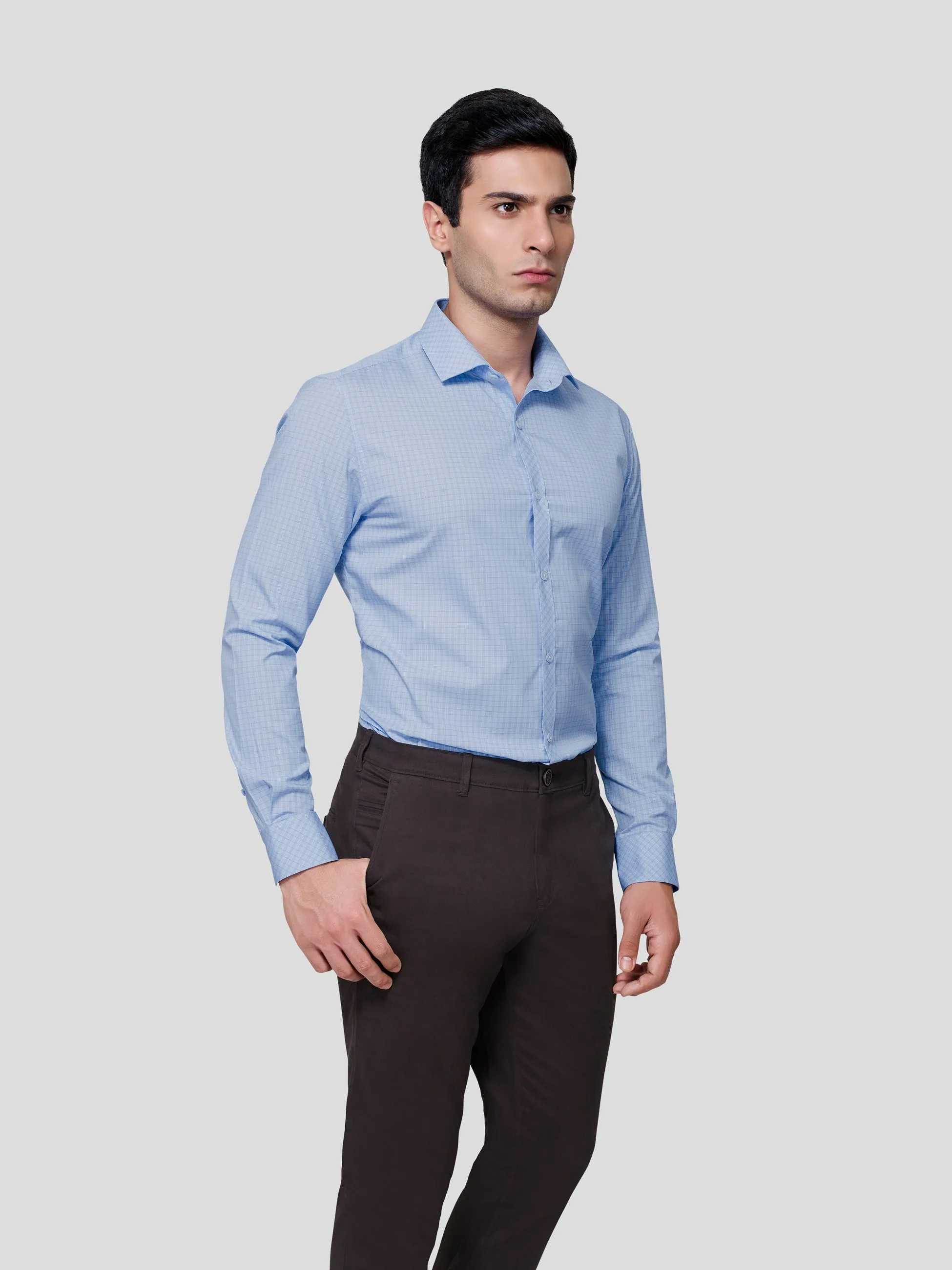Emblazon Spread Collar Shirt