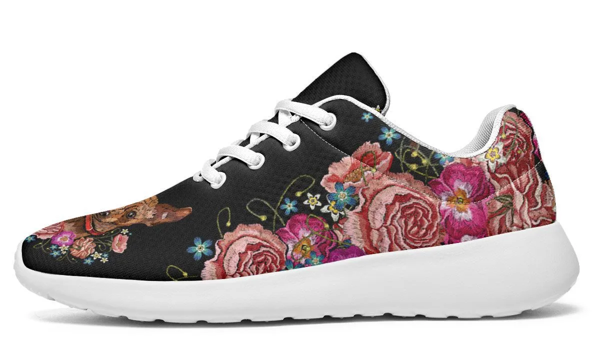 Embroidery Chihuahua Sneakers
