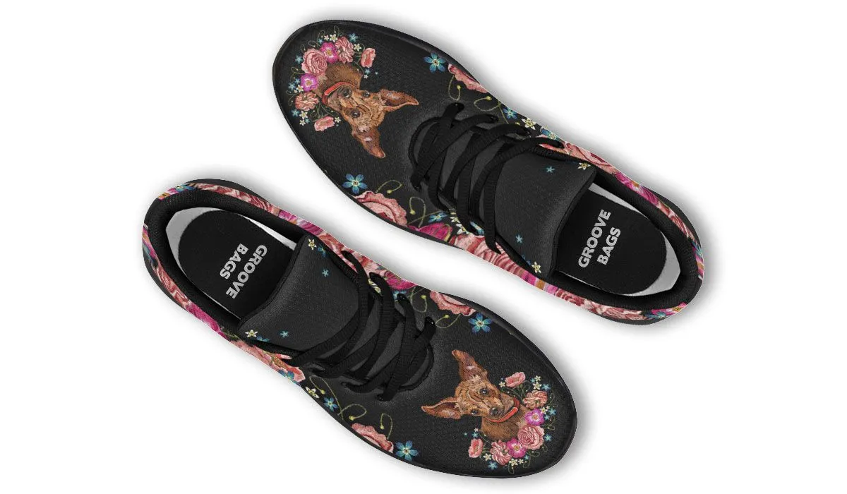 Embroidery Chihuahua Sneakers
