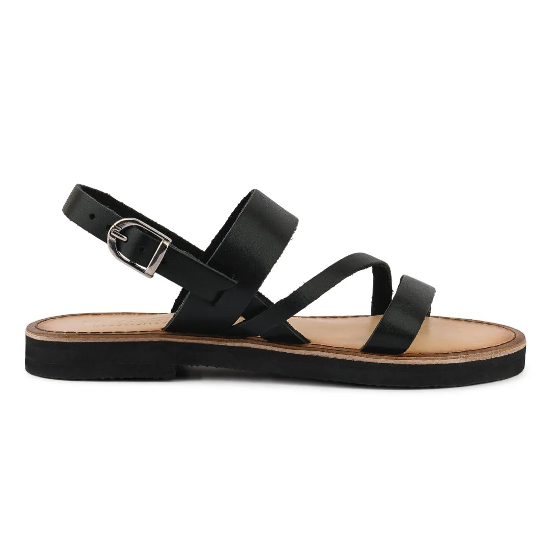 Flat Sandal With Ankle Strap