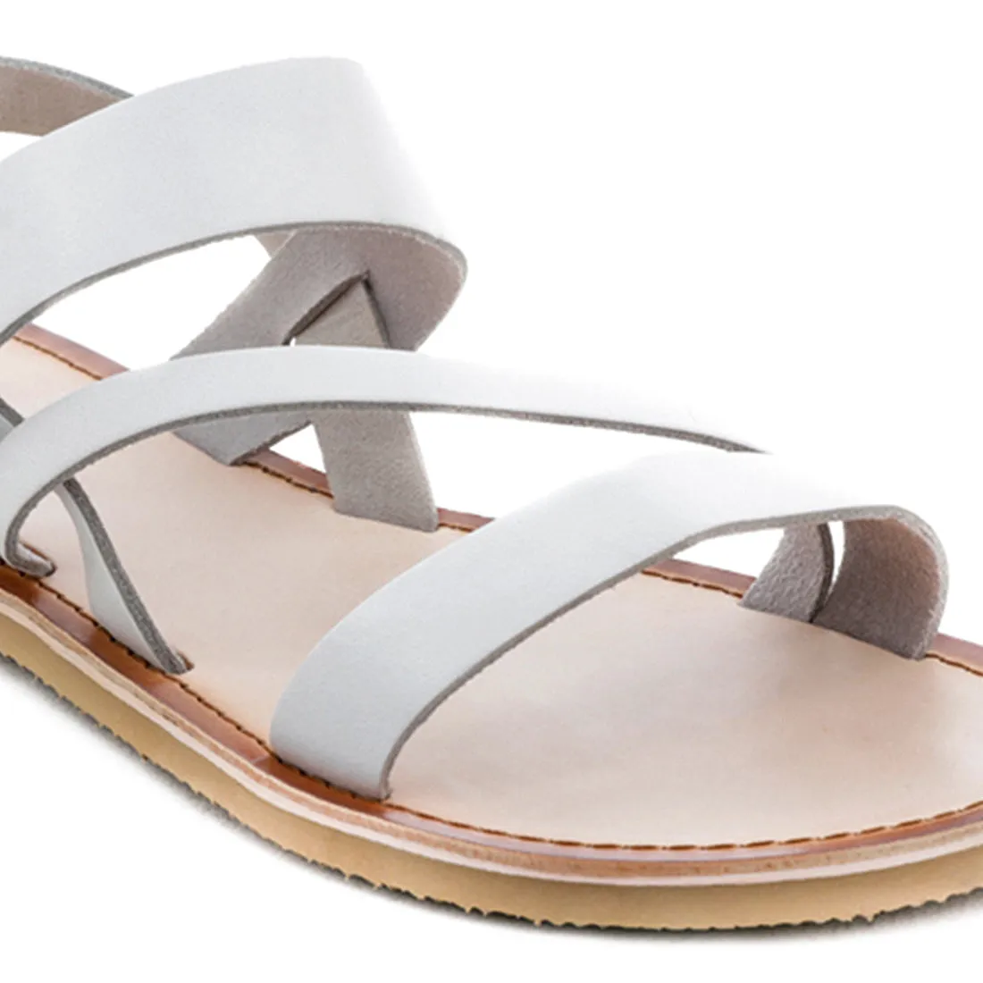 Flat Sandal With Ankle Strap