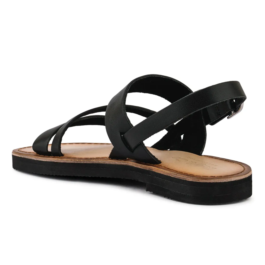 Flat Sandal With Ankle Strap