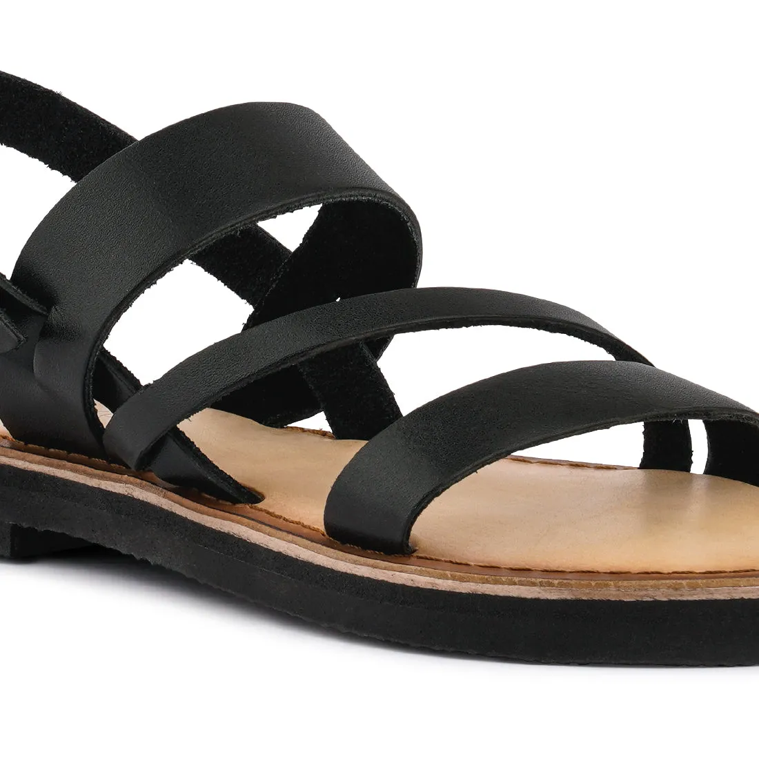 Flat Sandal With Ankle Strap