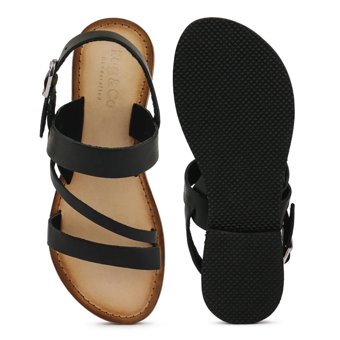 Flat Sandal With Ankle Strap