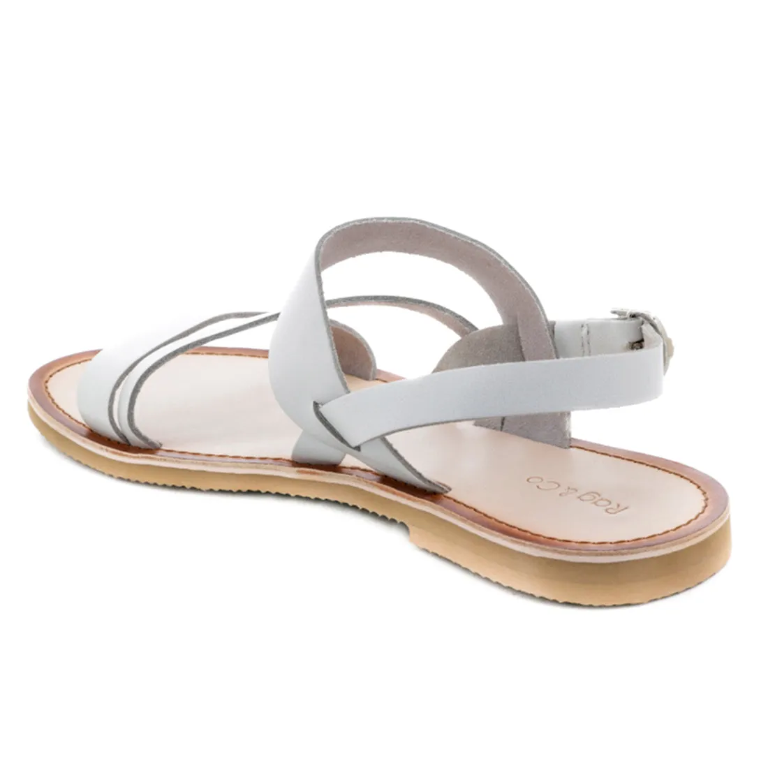 Flat Sandal With Ankle Strap