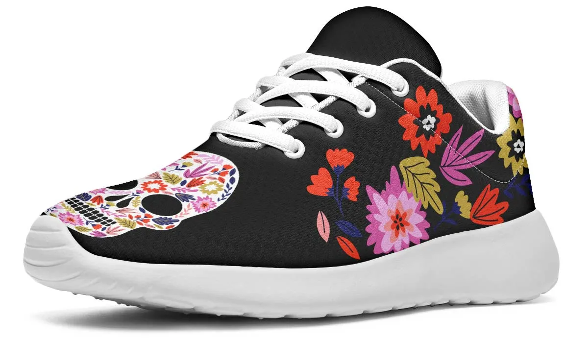 Floral Skull Halloween Sneakers