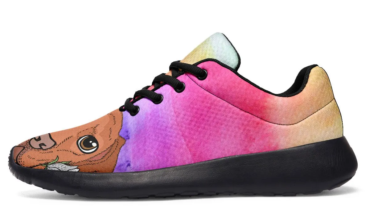 Fun Floral Vizsla Sneakers