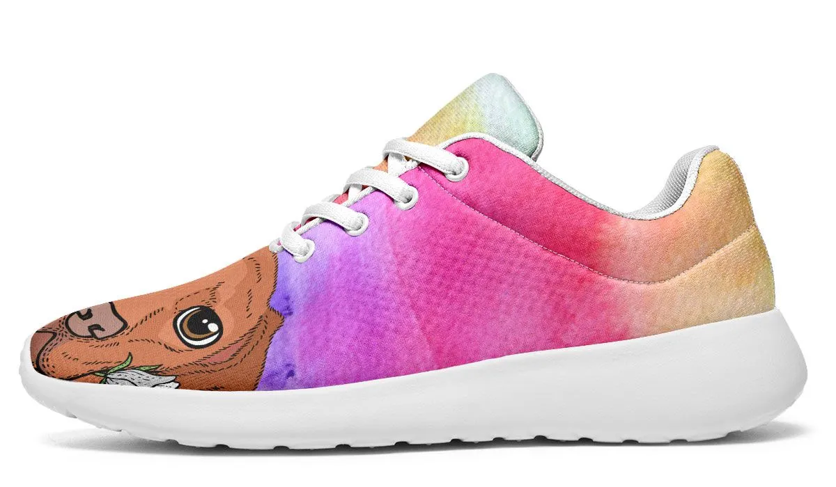 Fun Floral Vizsla Sneakers