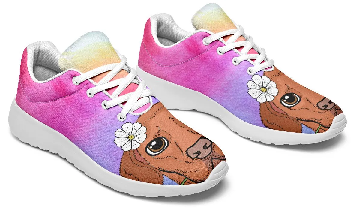Fun Floral Vizsla Sneakers