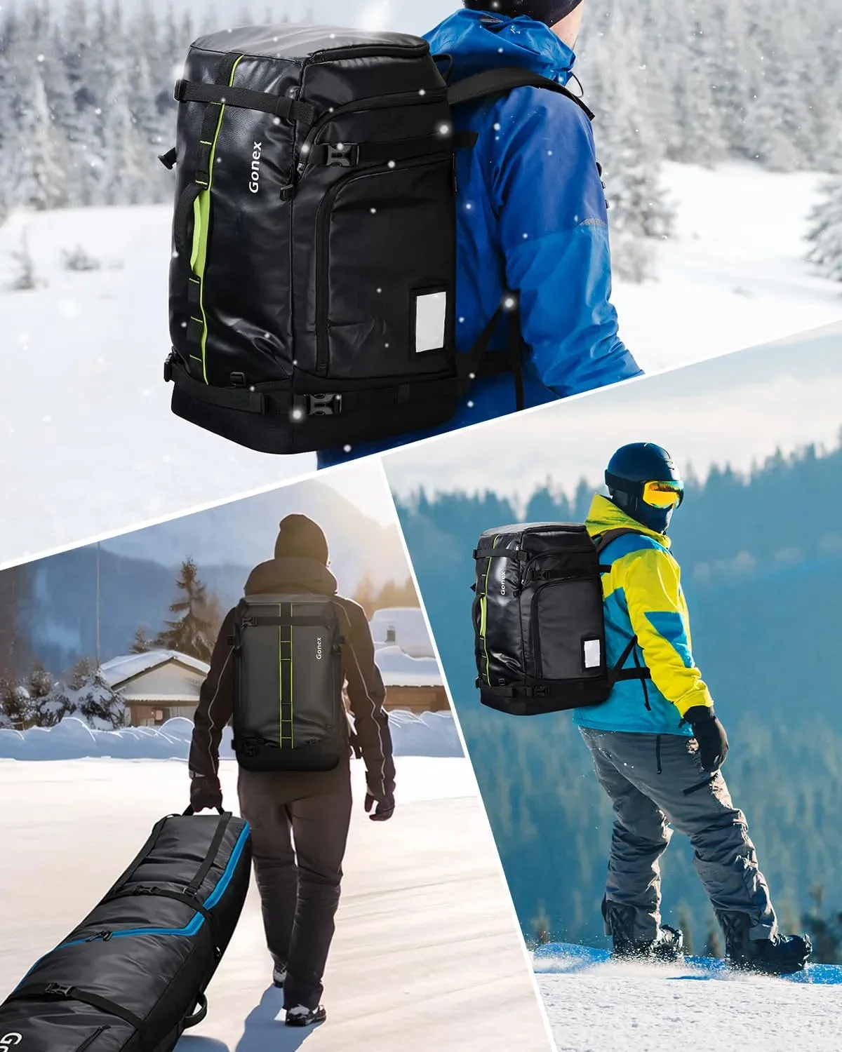 Gonex 50L Ski Boot Bag Backpack
