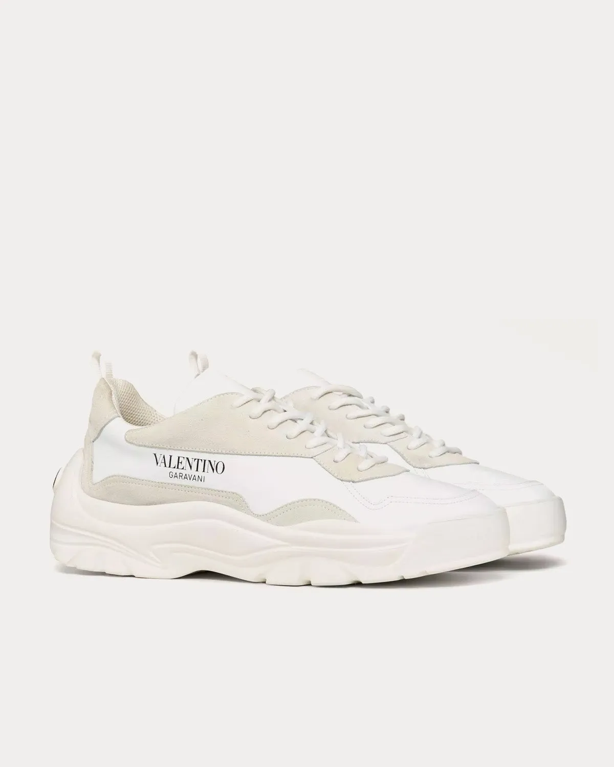 Gumboy Calfskin White Low Top Sneakers