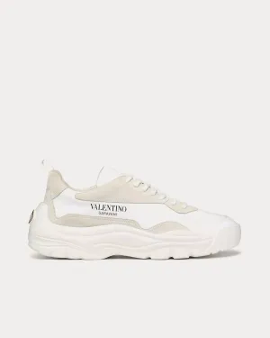 Gumboy Calfskin White Low Top Sneakers