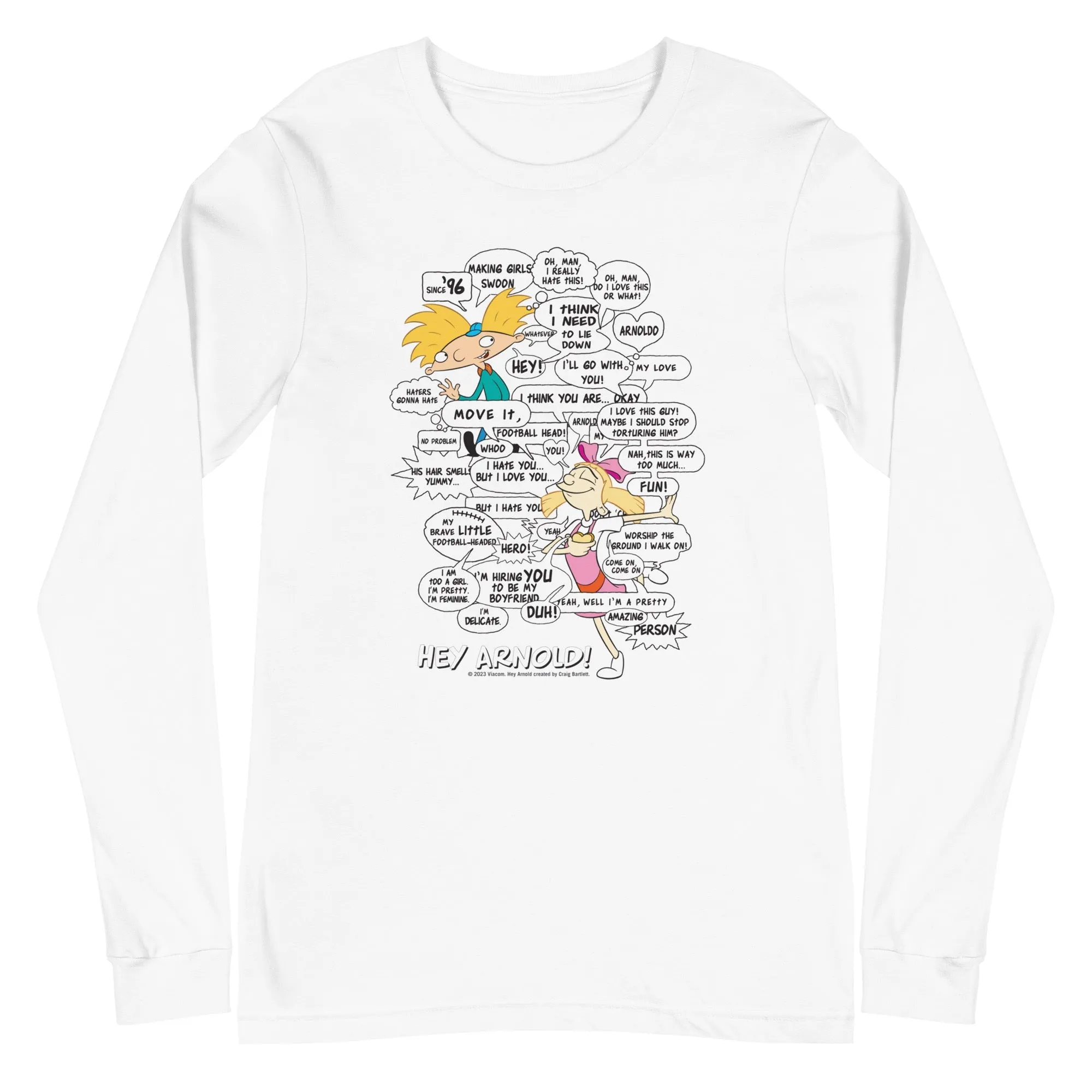 Hey Arnold! Comic Unisex Long Sleeve T-Shirt