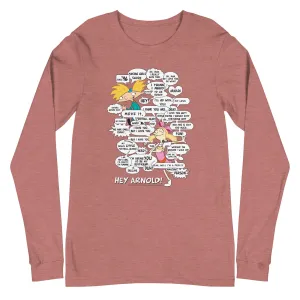 Hey Arnold! Comic Unisex Long Sleeve T-Shirt