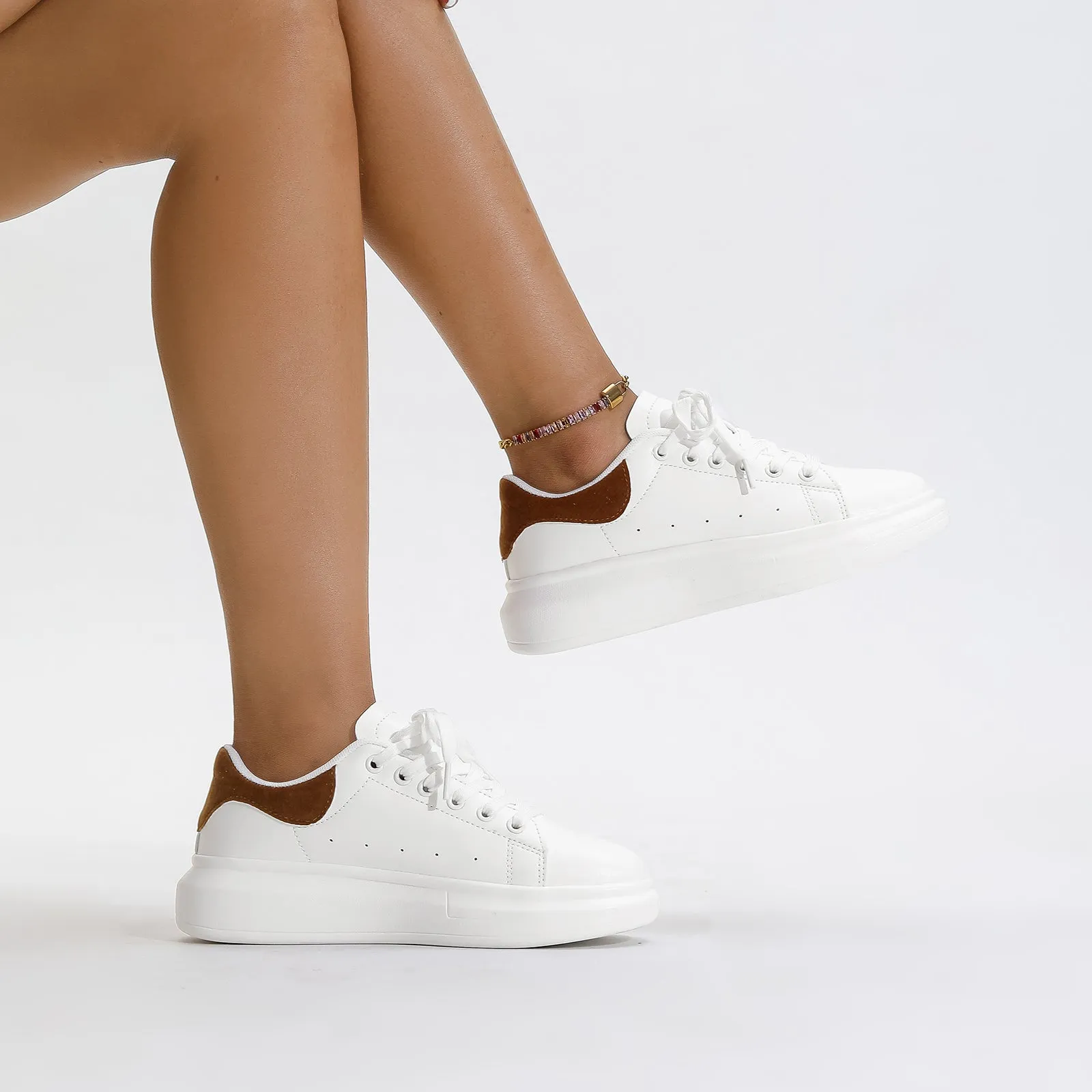 Holly Lace-Up Platform Sneakers