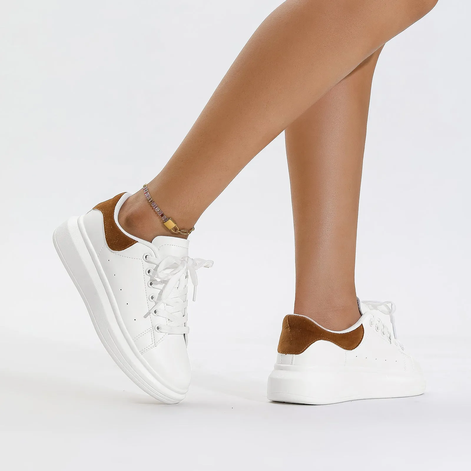 Holly Lace-Up Platform Sneakers