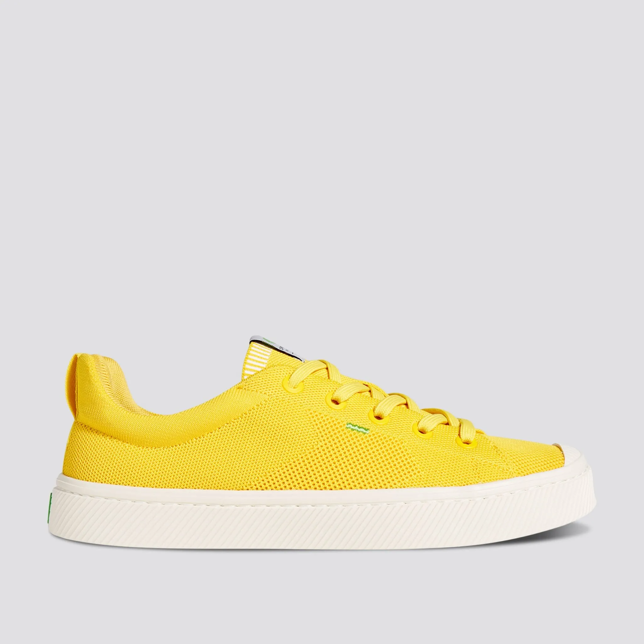 IBI Low Sun Yellow Knit Sneaker Women