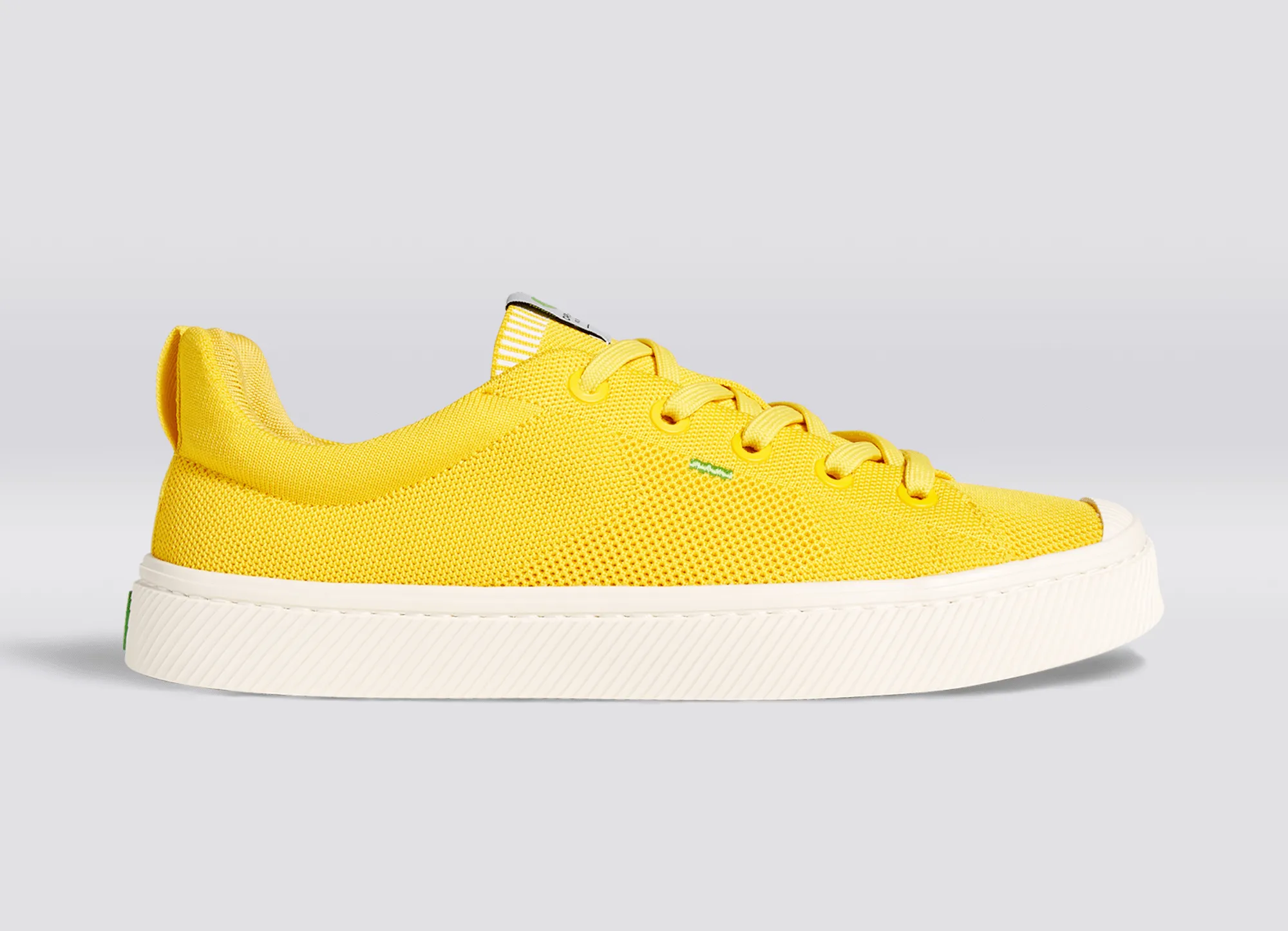 IBI Low Sun Yellow Knit Sneaker Women