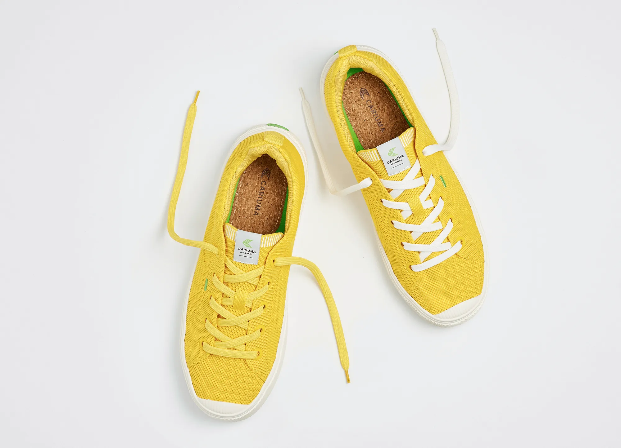 IBI Low Sun Yellow Knit Sneaker Women
