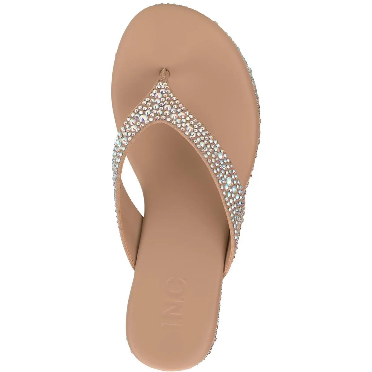 INC Womens Loli Slip-On Thong Wedge Sandals