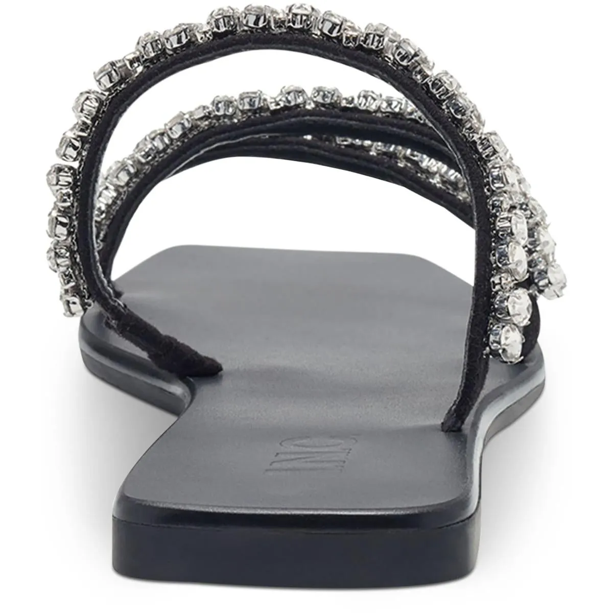 INC Womens Pommona Rhinestone Slide Sandals