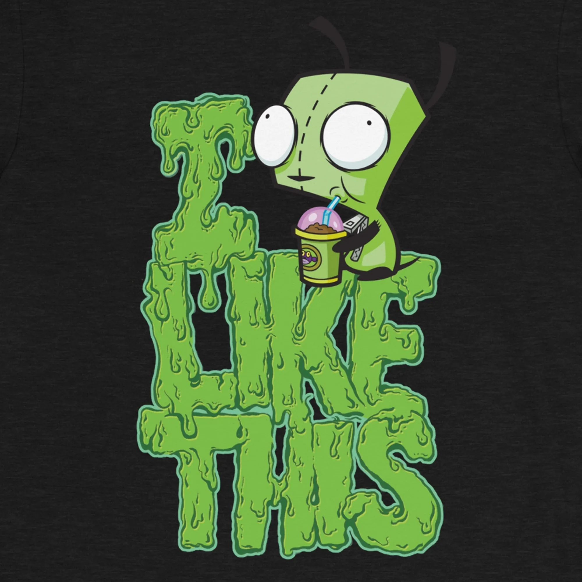 Invader Zim I Like This Adult Long Sleeve Shirt