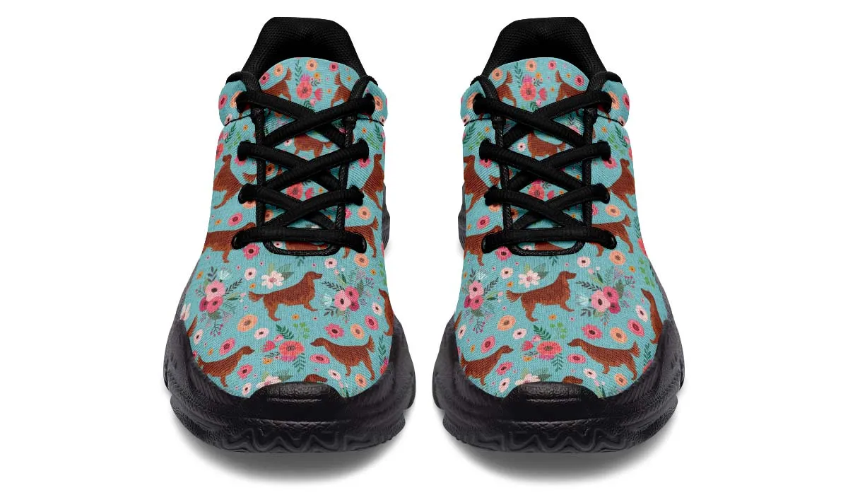 Irish Setter Flower Chunky Sneakers