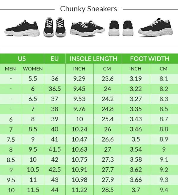 Joshua Tree National Park Chunky Sneakers