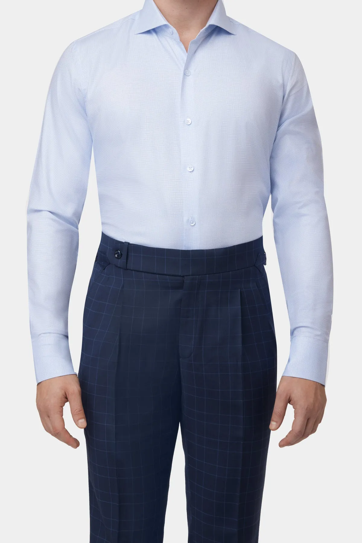 Light Blue GC Signature Twill Shirt